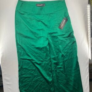 New York & Company Vibrant Green Maxi Skirt - Size 16